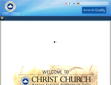 Tablet Screenshot of christchurchdfw.org